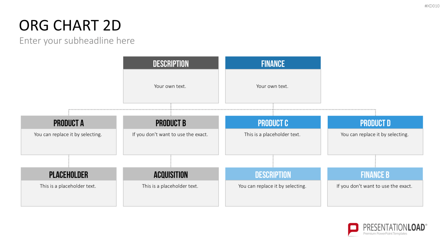 Organigramm Bundle PowerPoint-Vorlage