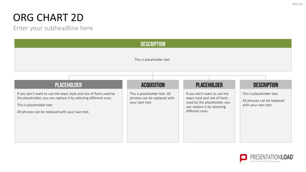 Organigramm Bundle PowerPoint-Vorlage