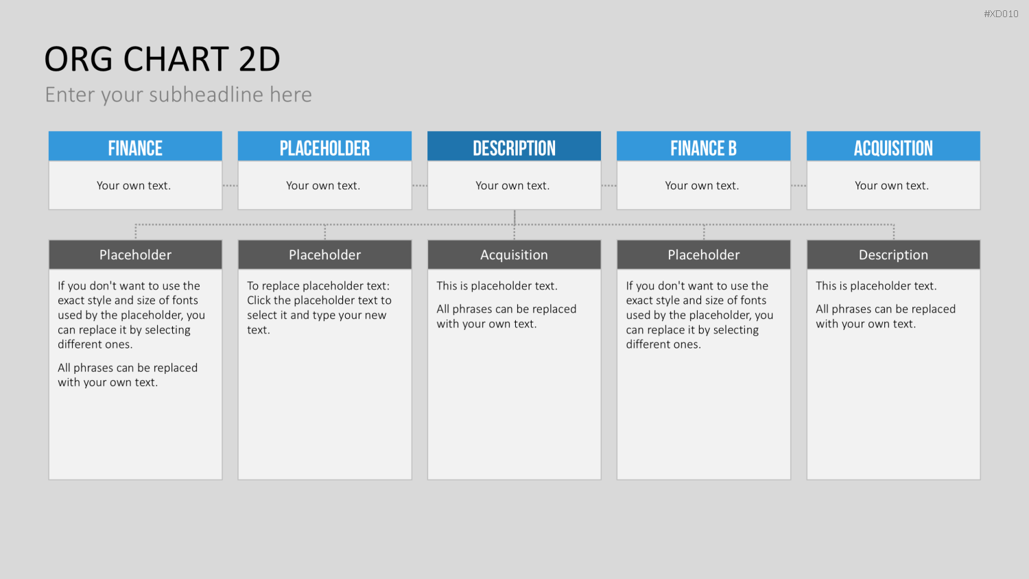 Organigramm Bundle PowerPoint-Vorlage