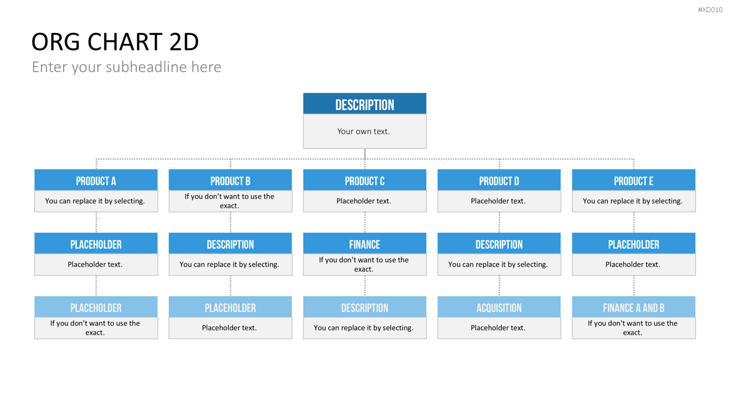 Organigramm Bundle PowerPoint-Vorlage