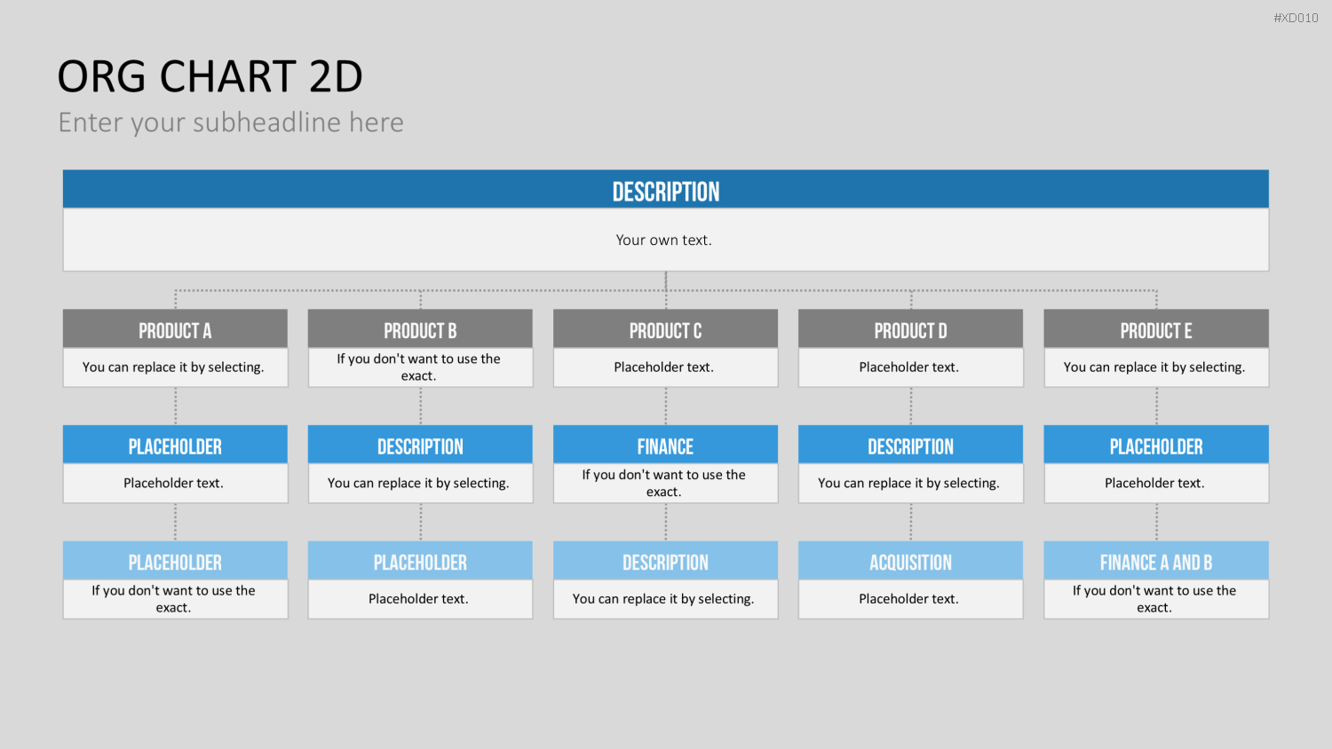 Organigramm Bundle PowerPoint-Vorlage