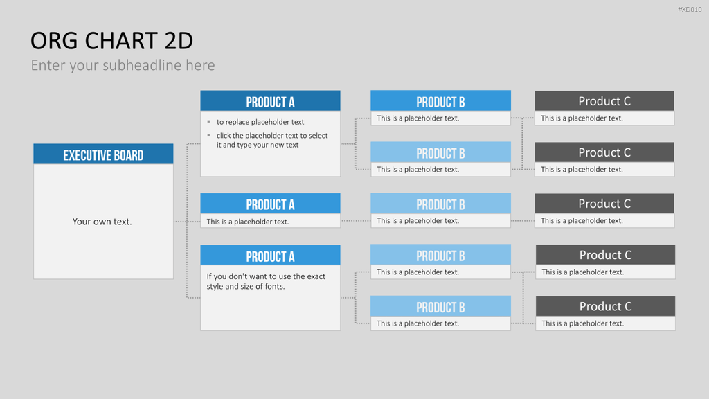 Organigramm Bundle PowerPoint-Vorlage