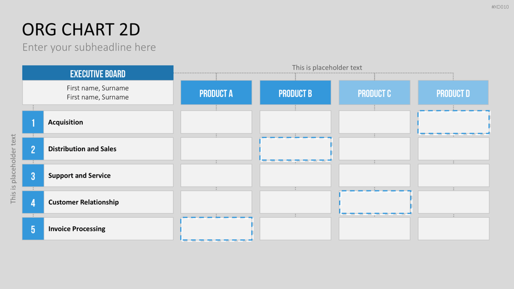 Organigramm Bundle PowerPoint-Vorlage