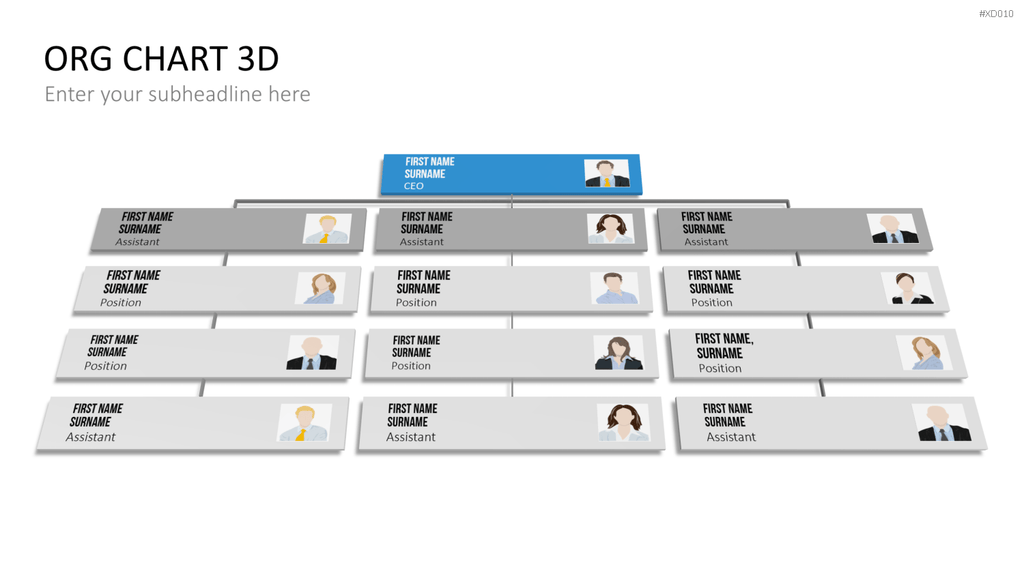 Organigramm Bundle PowerPoint-Vorlage