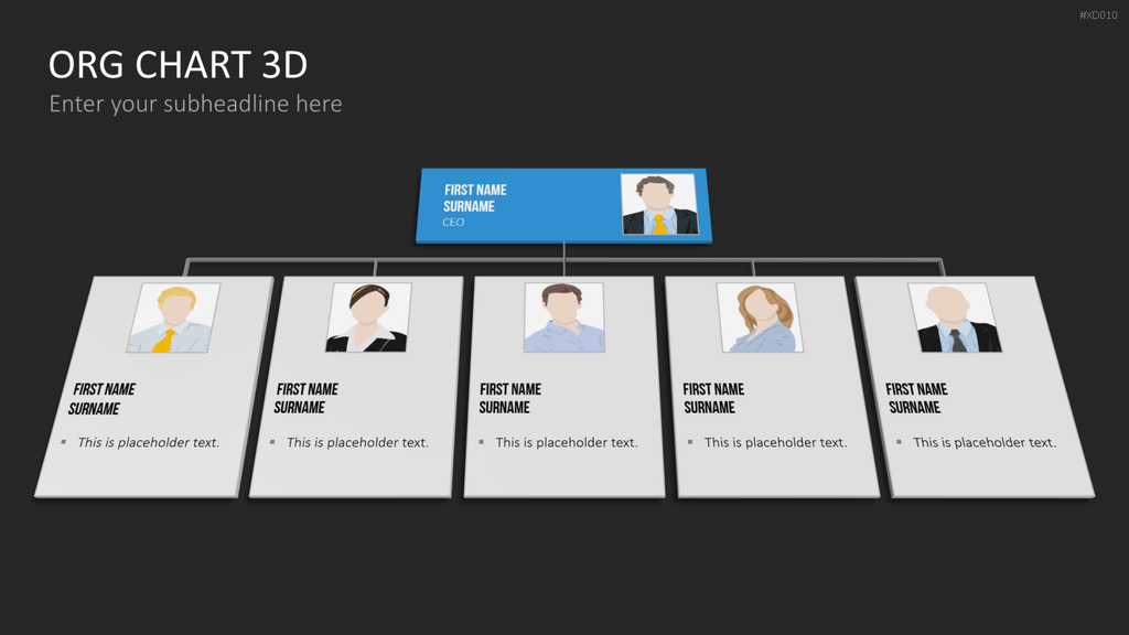 Organigramm Bundle PowerPoint-Vorlage
