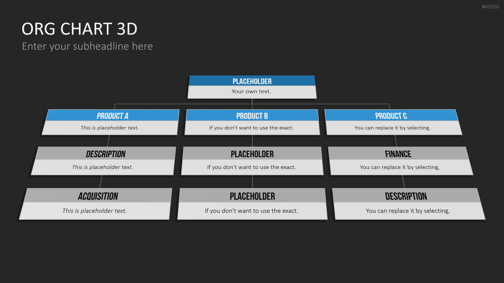 Organigramm Bundle PowerPoint-Vorlage