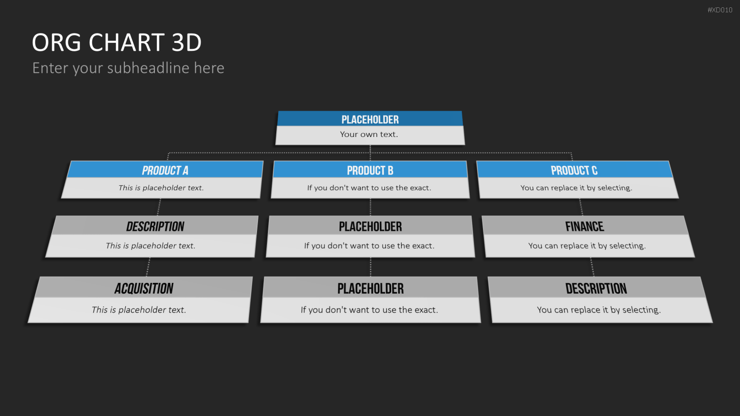 Organigramm Bundle PowerPoint-Vorlage