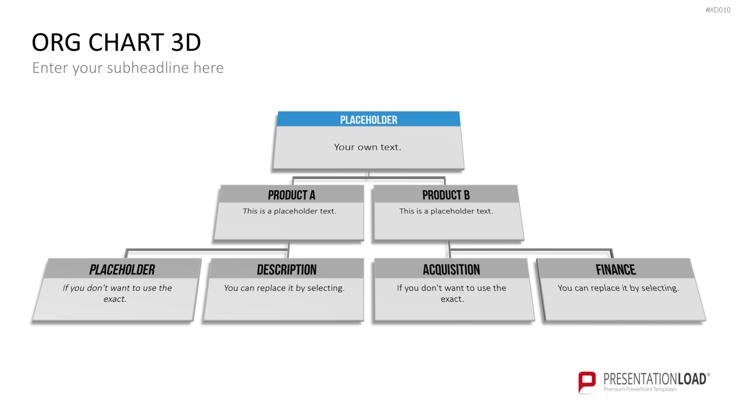 Organigramm Bundle PowerPoint-Vorlage