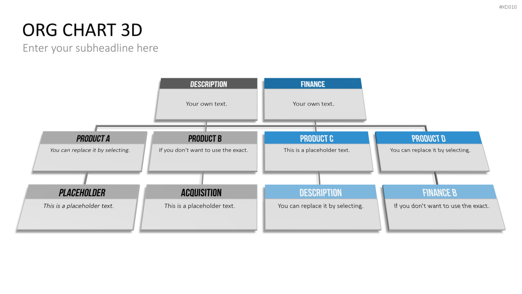 Organigramm Bundle PowerPoint-Vorlage