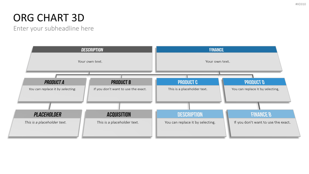 Organigramm Bundle PowerPoint-Vorlage