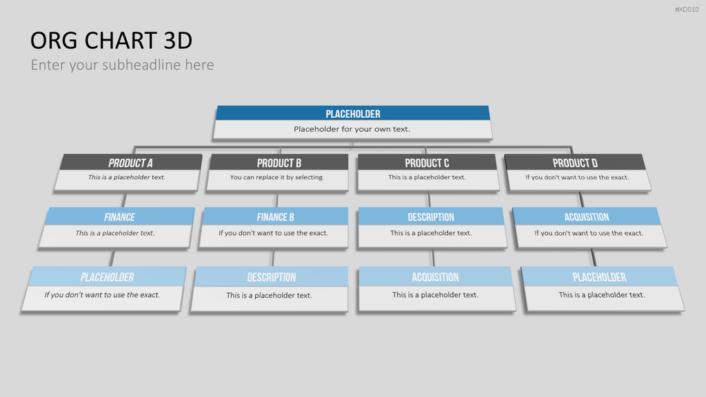 Organigramm Bundle PowerPoint-Vorlage