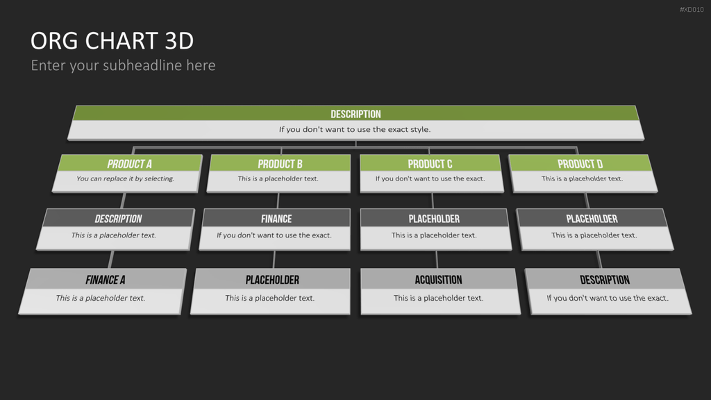 Organigramm Bundle PowerPoint-Vorlage