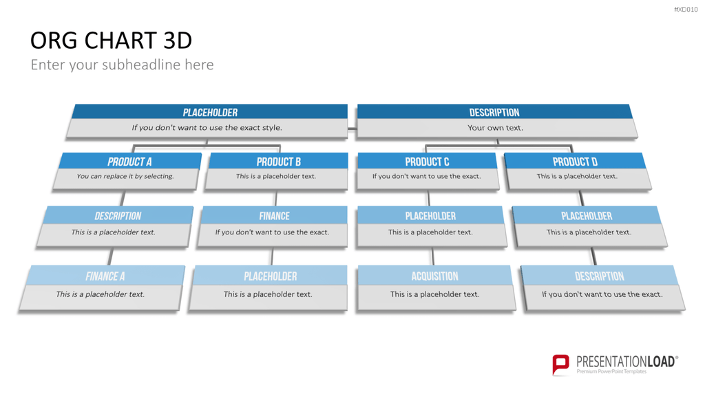 Organigramm Bundle PowerPoint-Vorlage