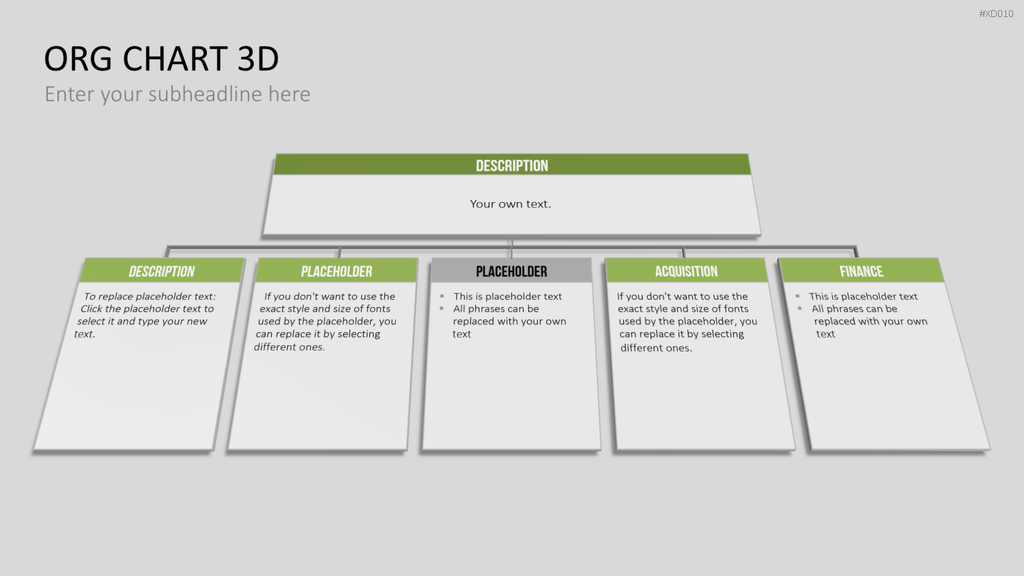 Organigramm Bundle PowerPoint-Vorlage