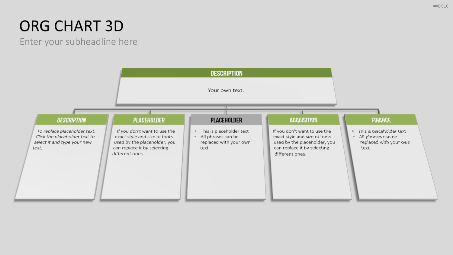Organigramm Bundle PowerPoint-Vorlage