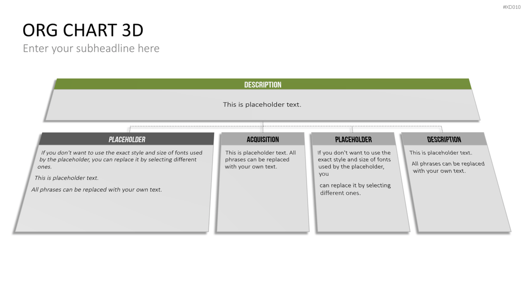 Organigramm Bundle PowerPoint-Vorlage