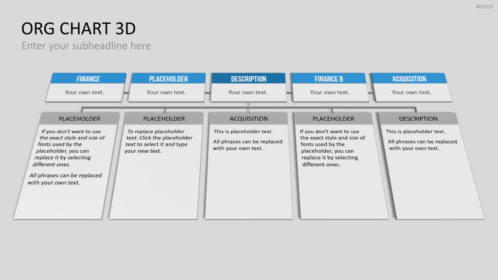 Organigramm Bundle PowerPoint-Vorlage