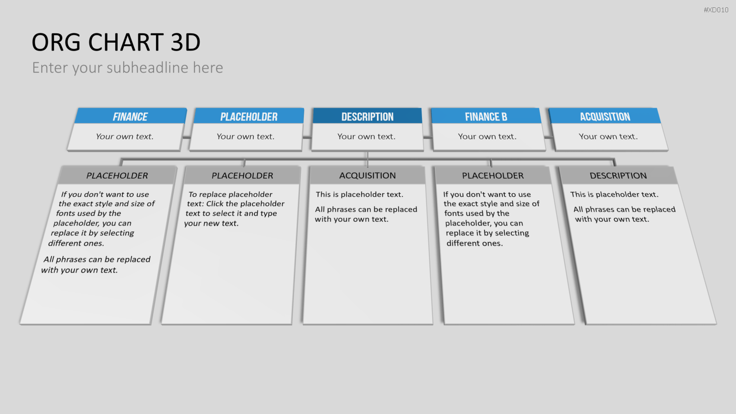 Organigramm Bundle PowerPoint-Vorlage