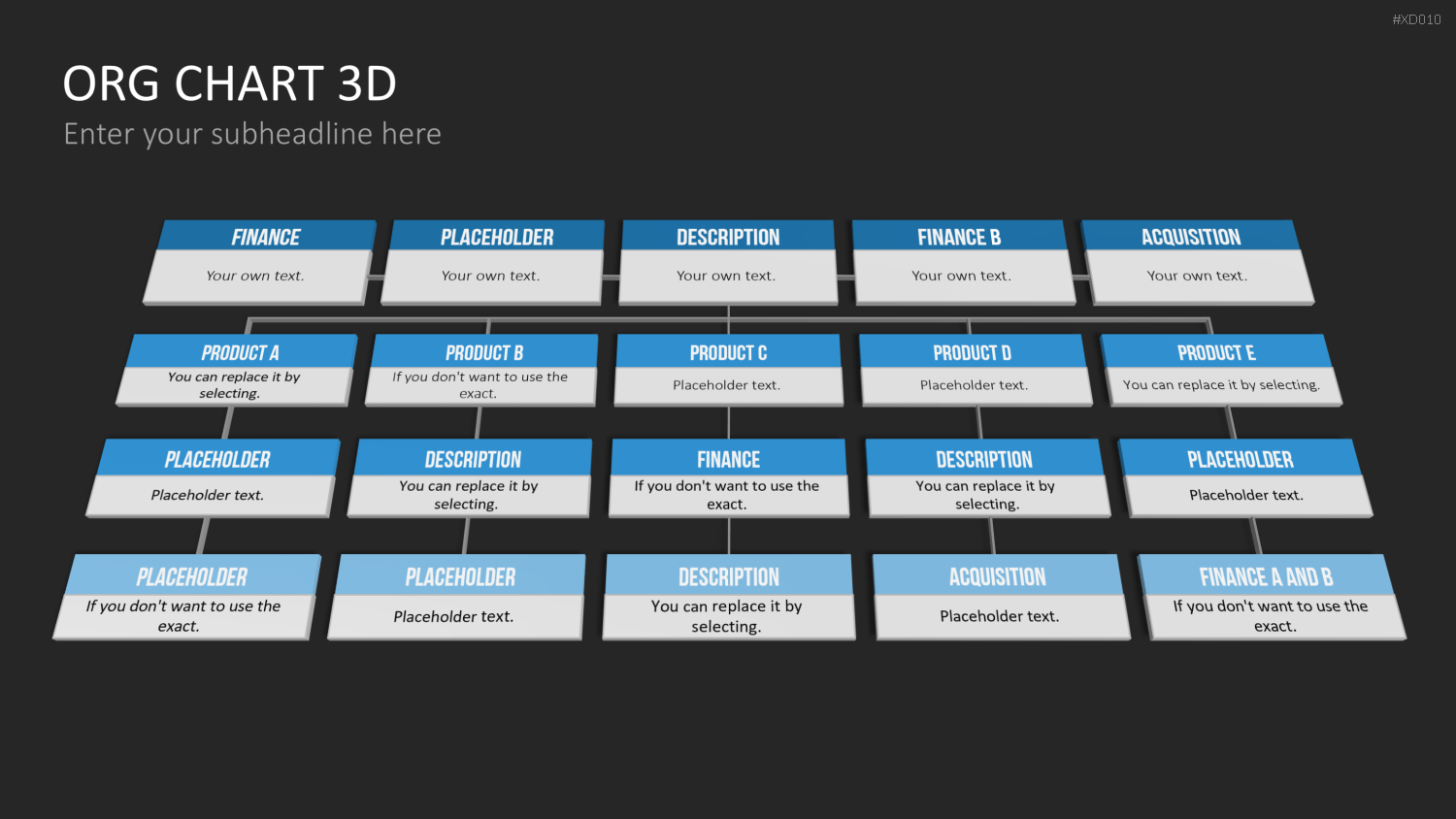 Organigramm Bundle PowerPoint-Vorlage