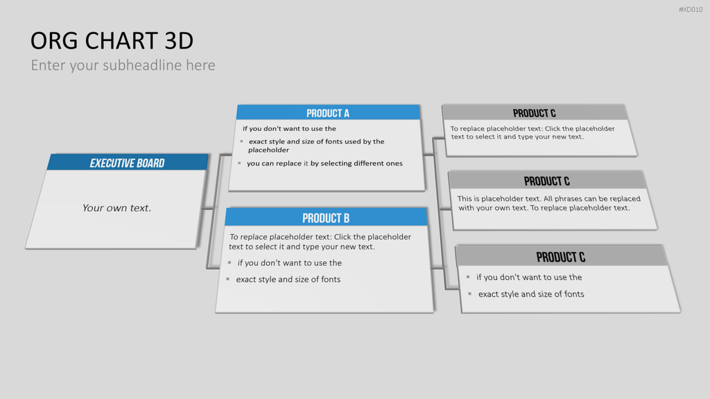 Organigramm Bundle PowerPoint-Vorlage