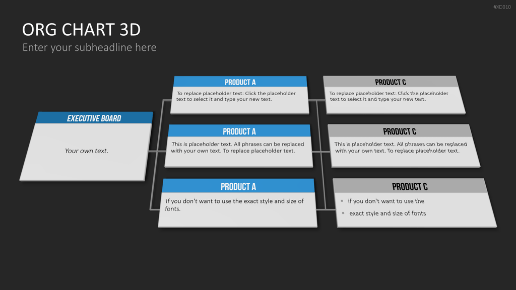 Organigramm Bundle PowerPoint-Vorlage