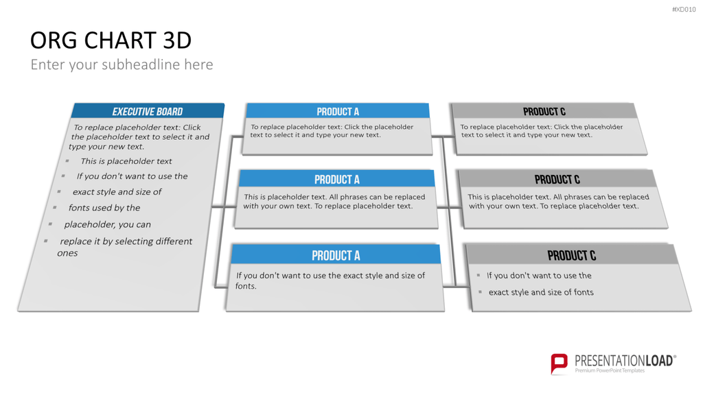 Organigramm Bundle PowerPoint-Vorlage