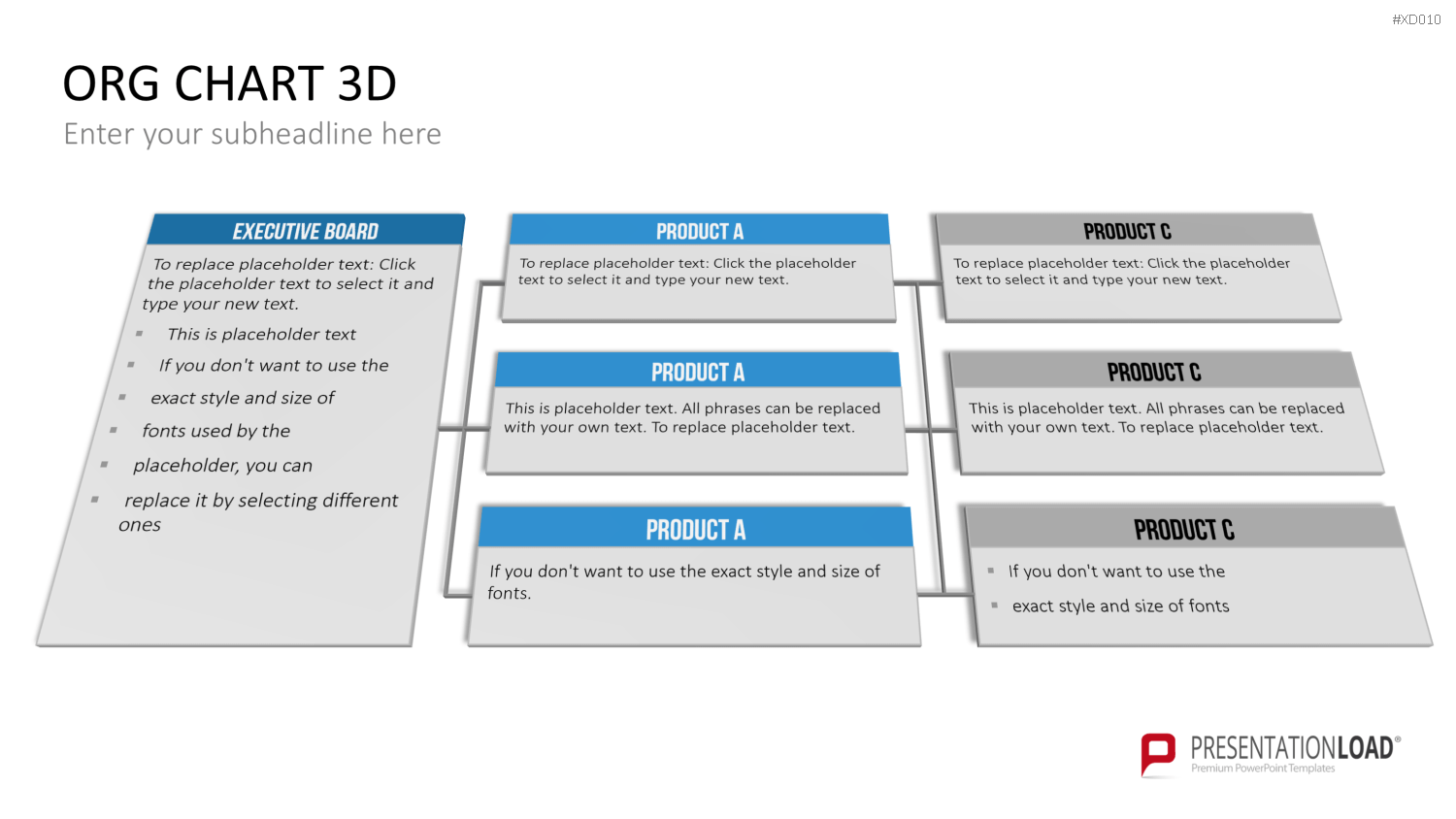 Organigramm Bundle PowerPoint-Vorlage