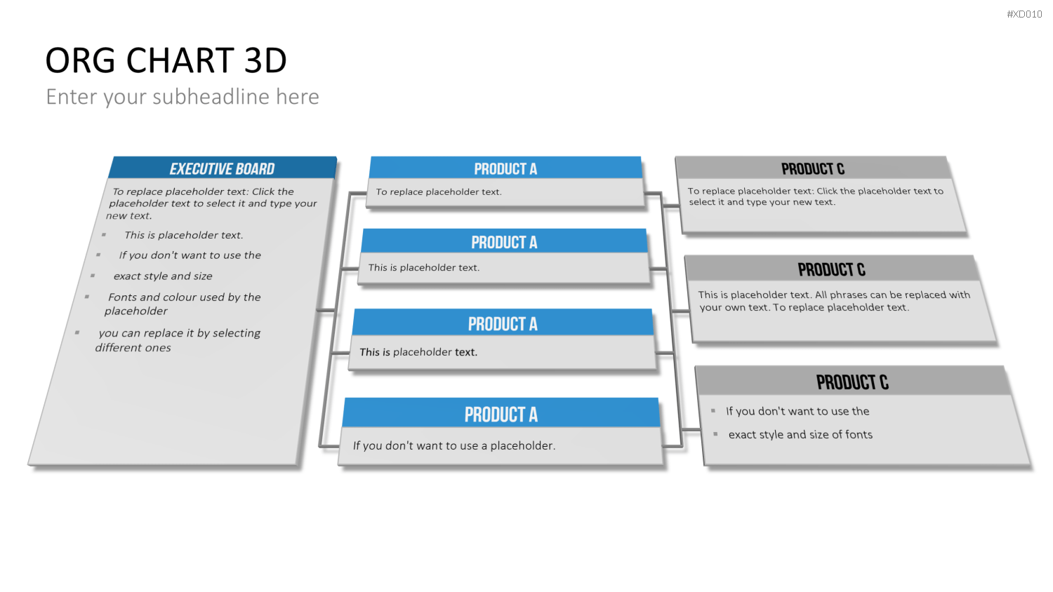 Organigramm Bundle PowerPoint-Vorlage