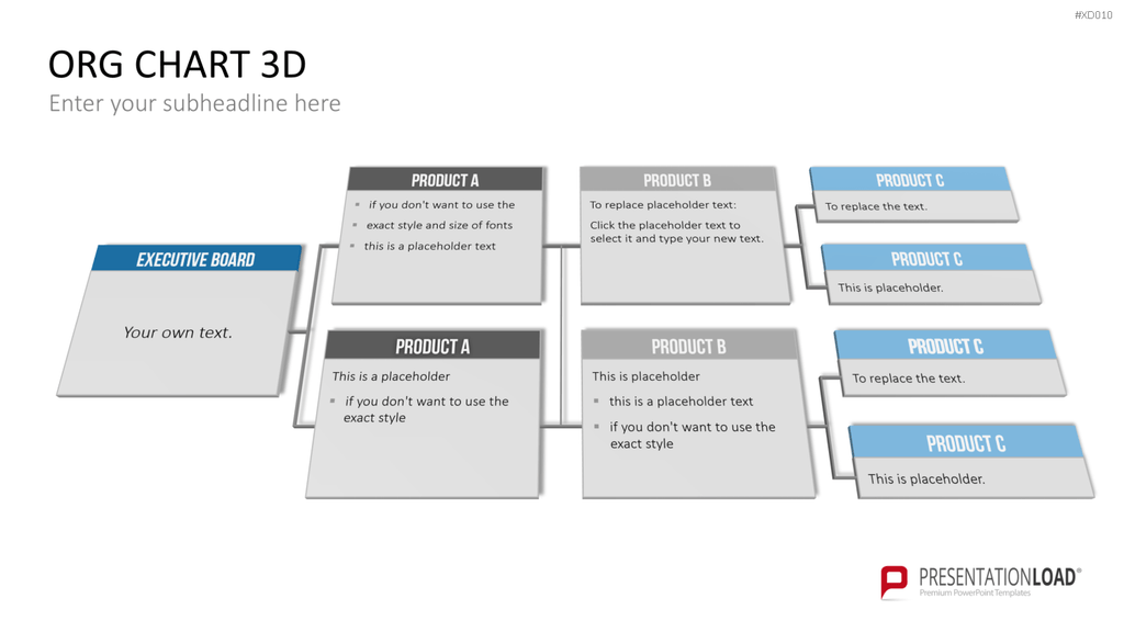Organigramm Bundle PowerPoint-Vorlage