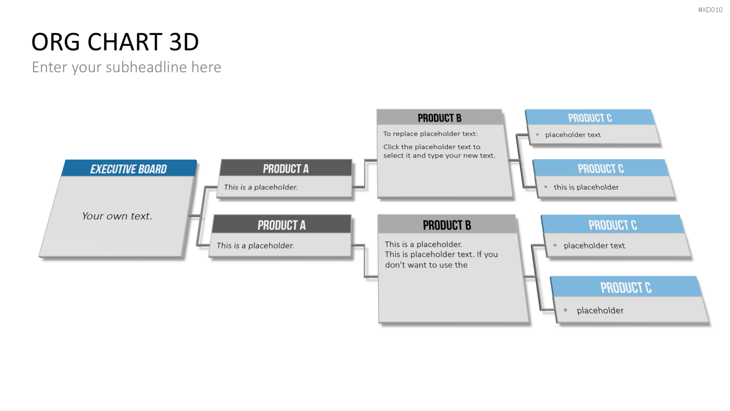 Organigramm Bundle PowerPoint-Vorlage