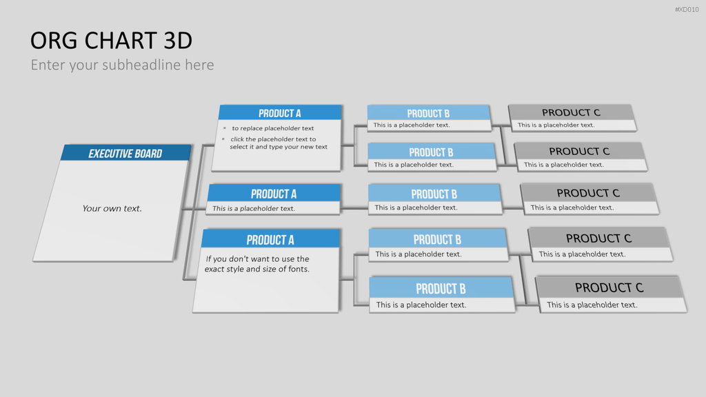 Organigramm Bundle PowerPoint-Vorlage