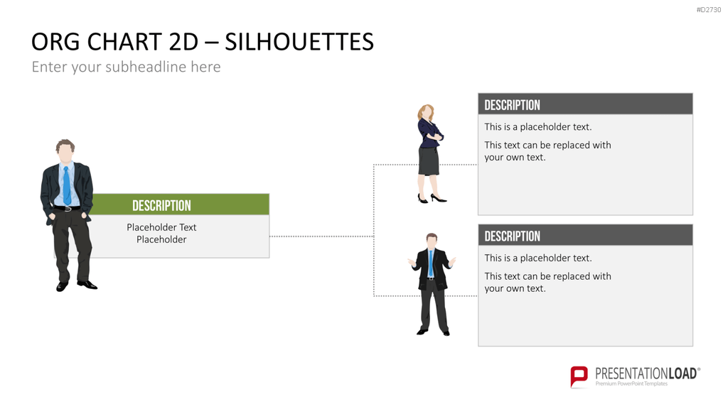 Organigramm - Toolbox 2D PowerPoint-Vorlage