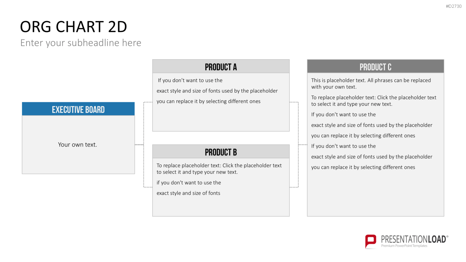 Organigramm - Toolbox 2D PowerPoint-Vorlage