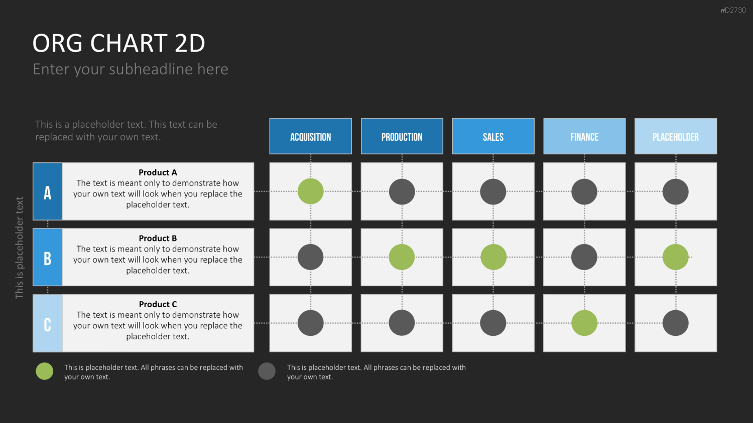 Organigramm - Toolbox 2D PowerPoint-Vorlage