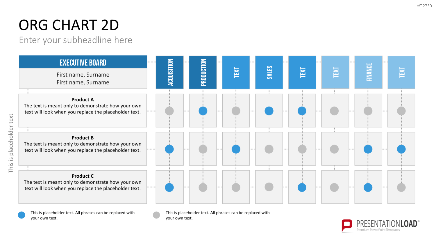 Organigramm - Toolbox 2D PowerPoint-Vorlage