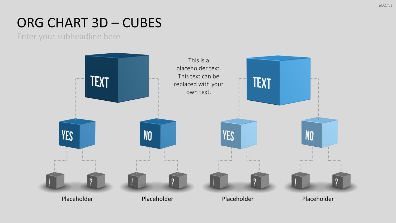 Organigramm - Toolbox 3D PowerPoint-Vorlage