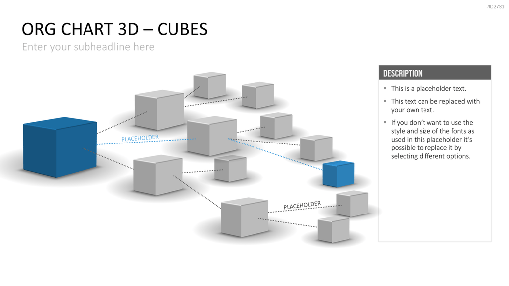 Organigramm - Toolbox 3D PowerPoint-Vorlage