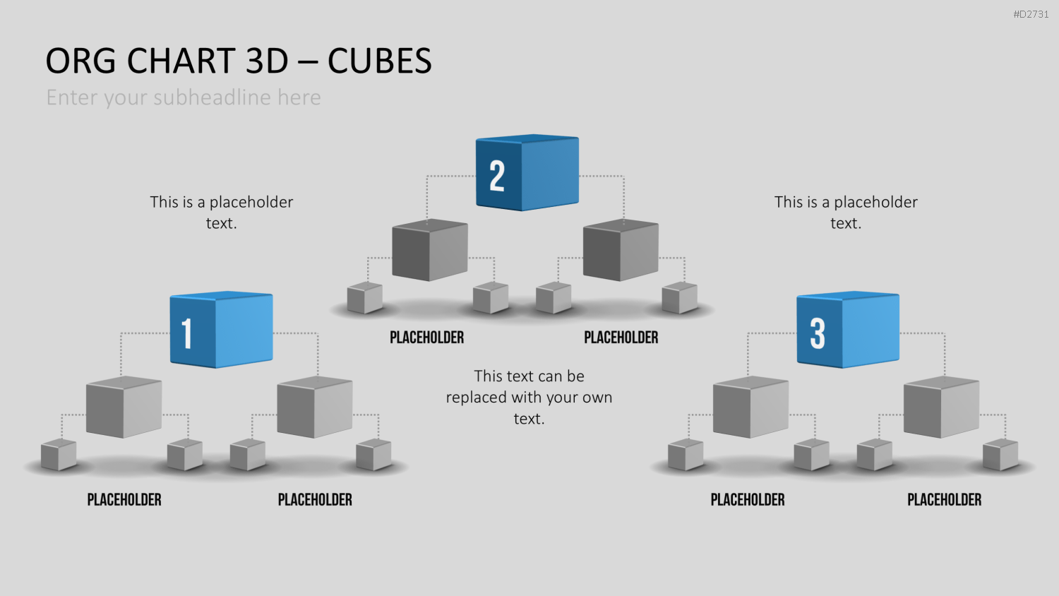 Organigramm - Toolbox 3D PowerPoint-Vorlage