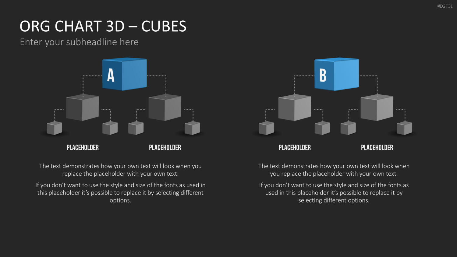 Organigramm - Toolbox 3D PowerPoint-Vorlage