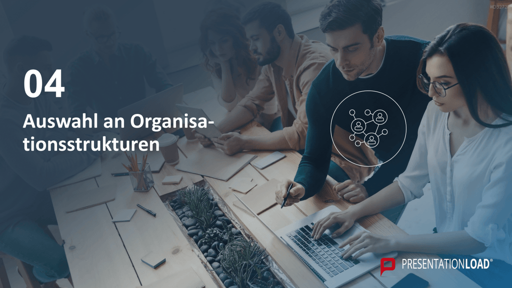 Organizational Design PowerPoint-Vorlage