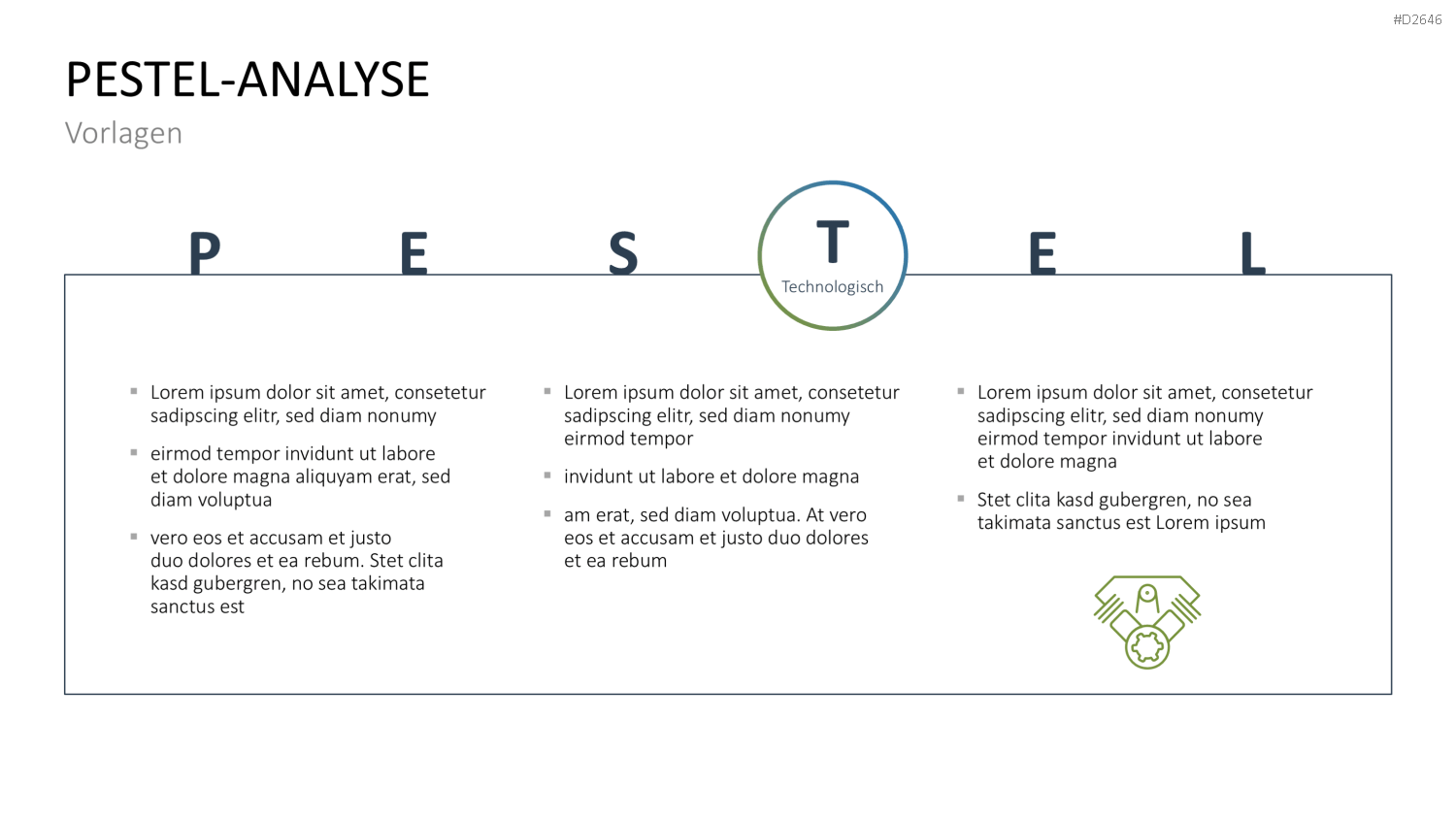 PESTEL-Analyse PowerPoint-Vorlage