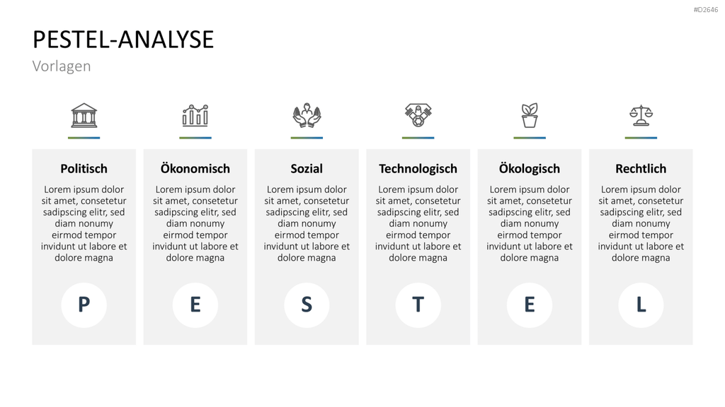 PESTEL-Analyse PowerPoint-Vorlage