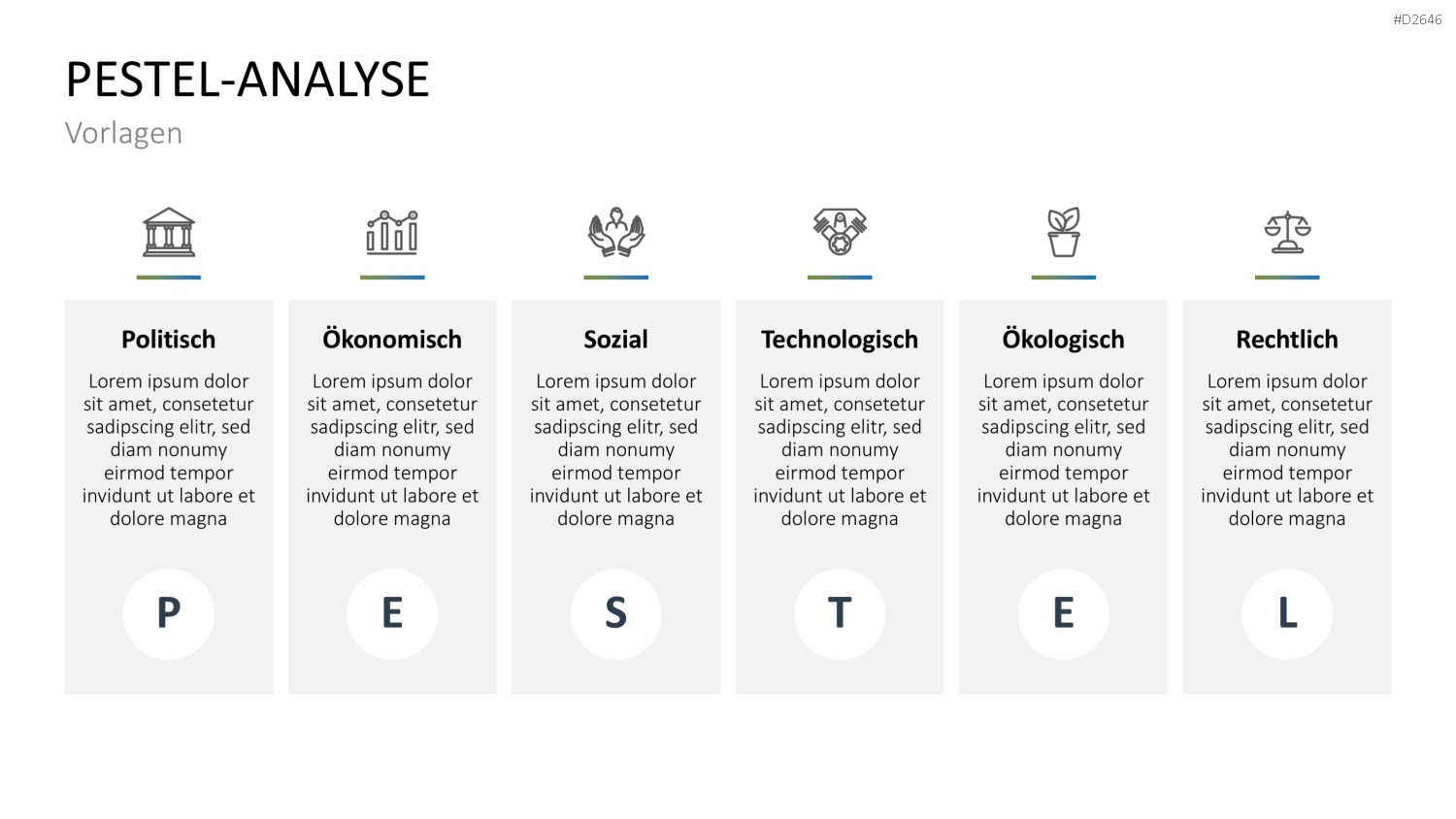 PESTEL-Analyse PowerPoint-Vorlage