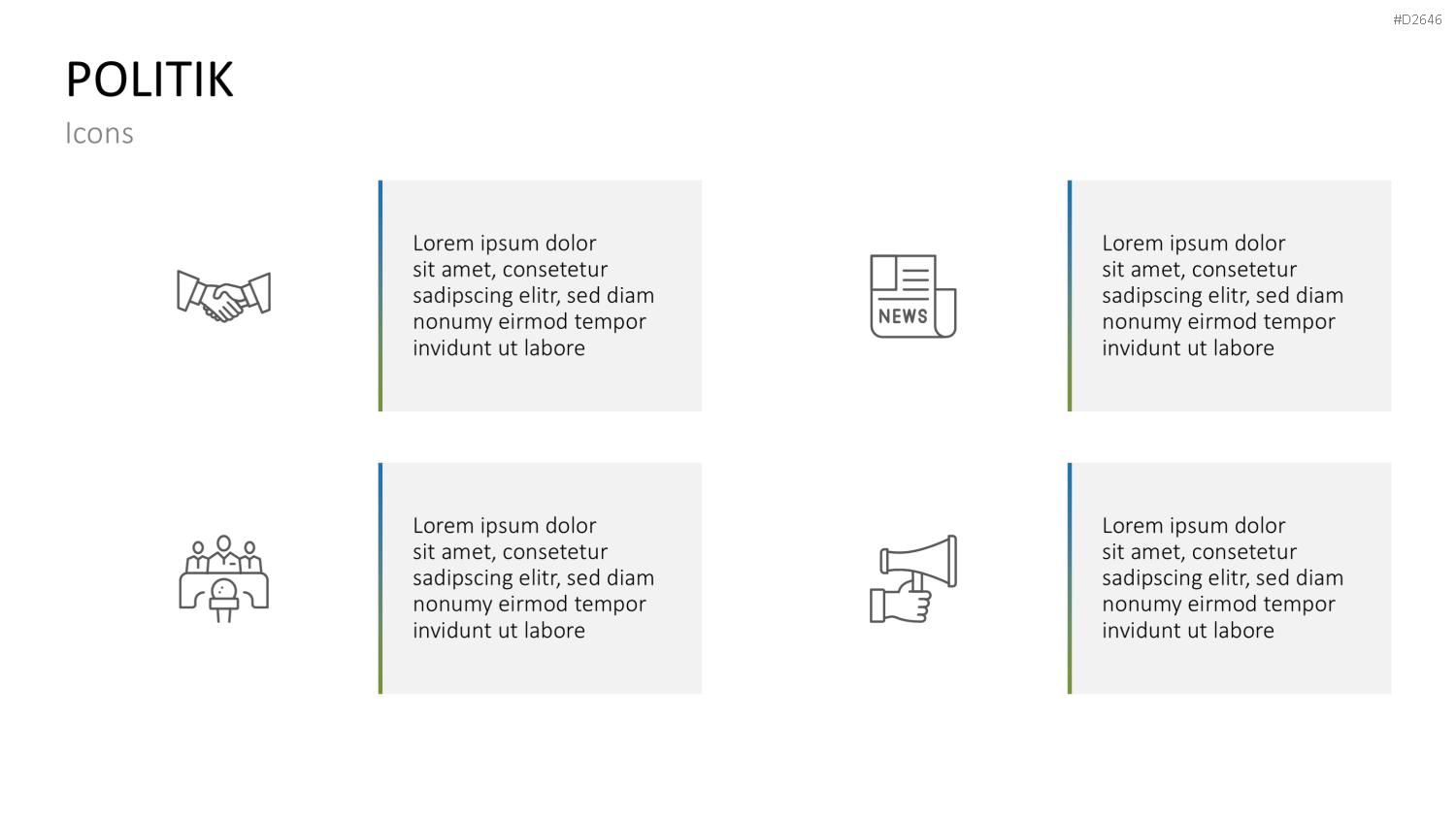 PESTEL-Analyse PowerPoint-Vorlage