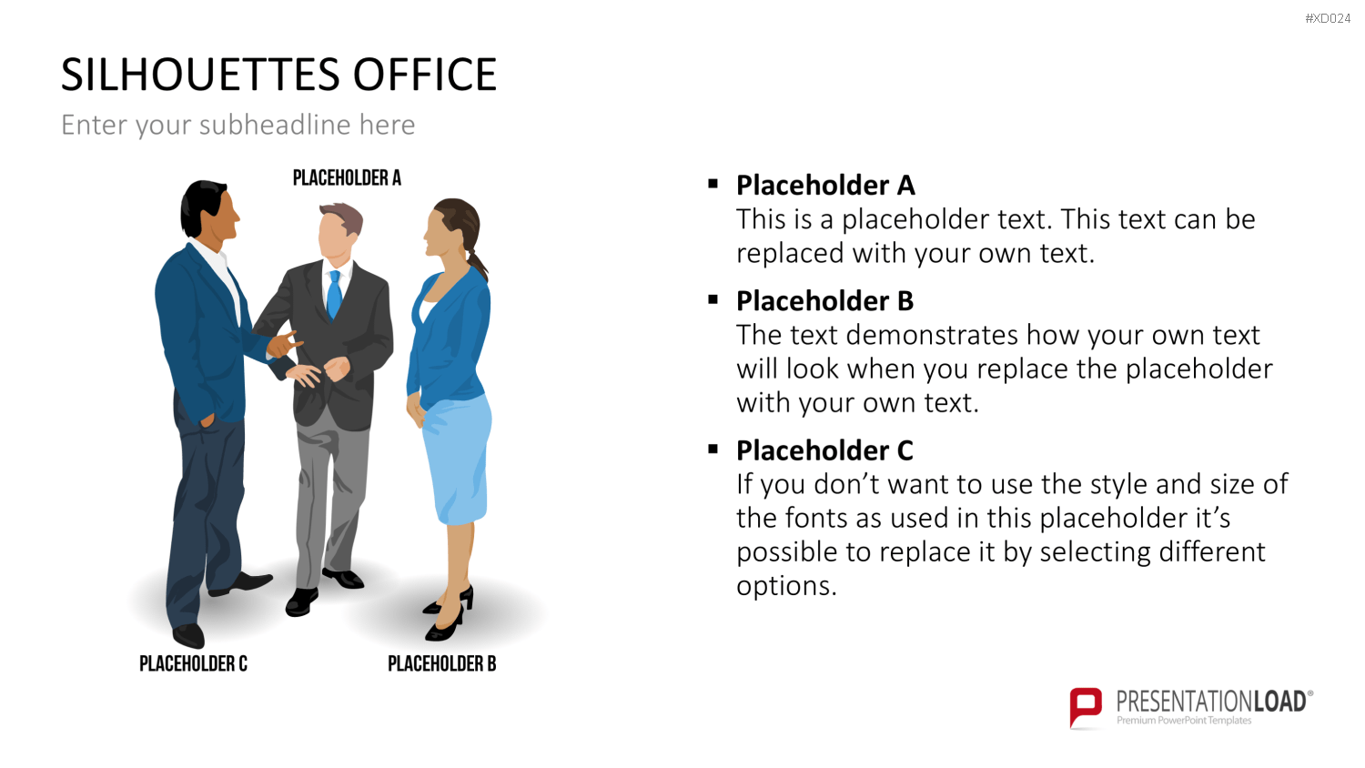 Personen-Silhouetten Bundle2 PowerPoint-Vorlage