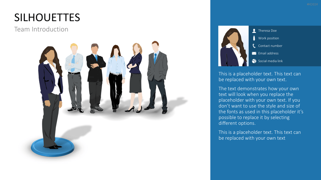 Personen-Silhouetten Bundle2 PowerPoint-Vorlage