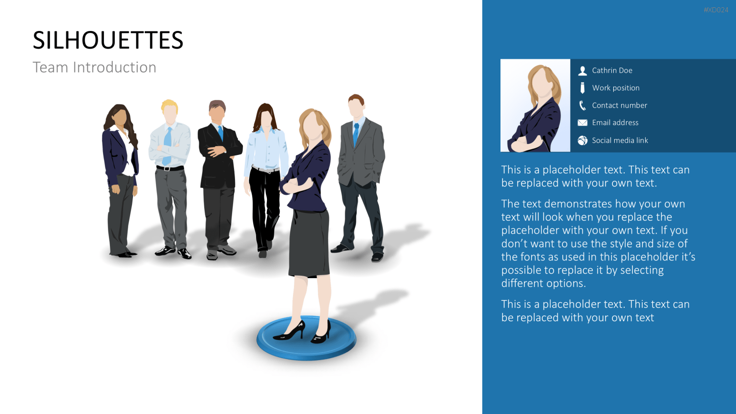 Personen-Silhouetten Bundle2 PowerPoint-Vorlage