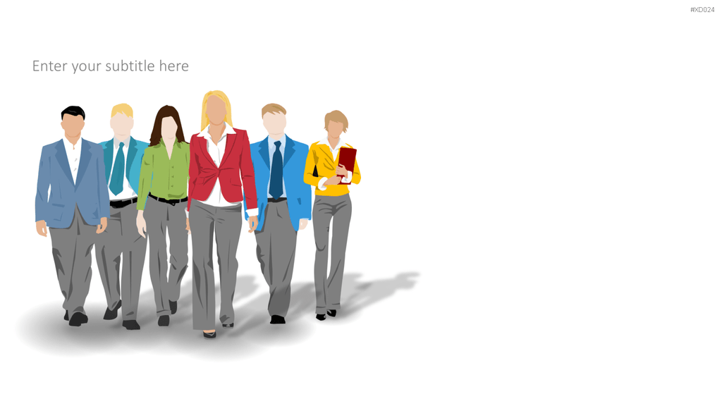 Personen-Silhouetten Bundle2 PowerPoint-Vorlage
