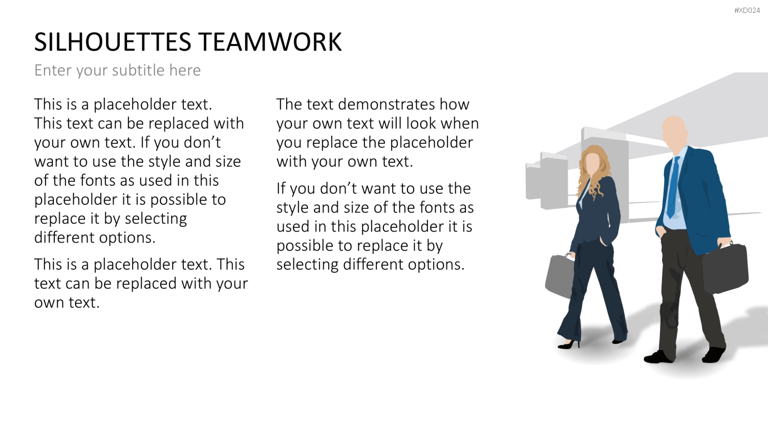 Personen-Silhouetten Bundle2 PowerPoint-Vorlage