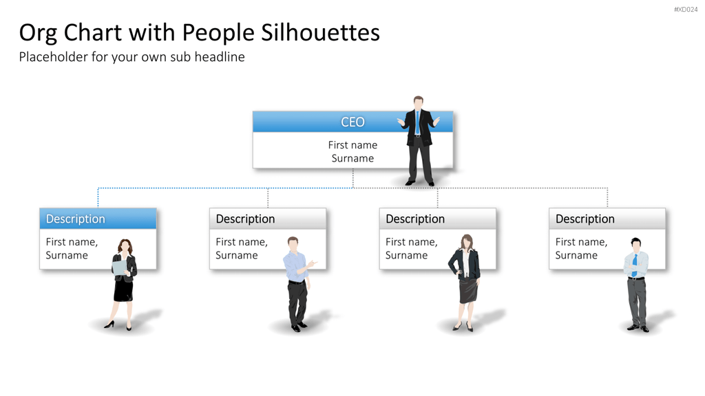 Personen-Silhouetten Bundle2 PowerPoint-Vorlage